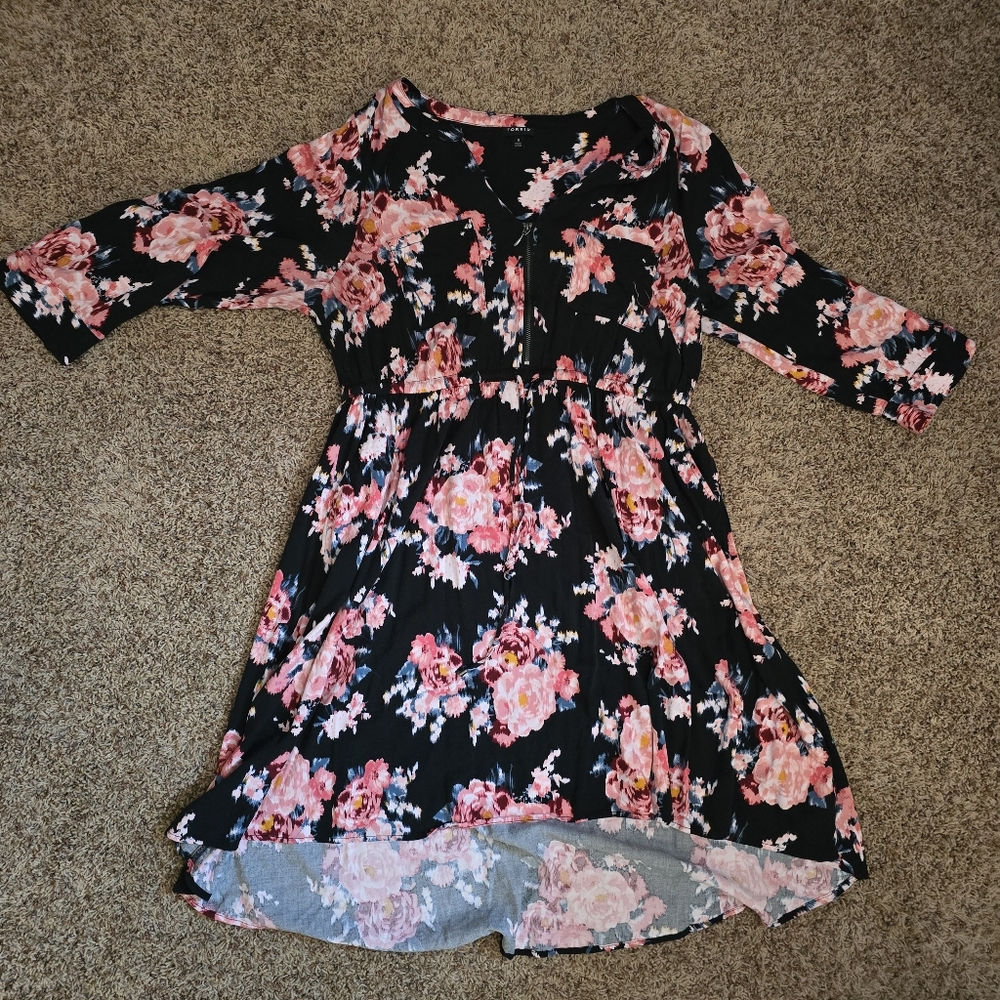 Torrid Floral Dress Size 0